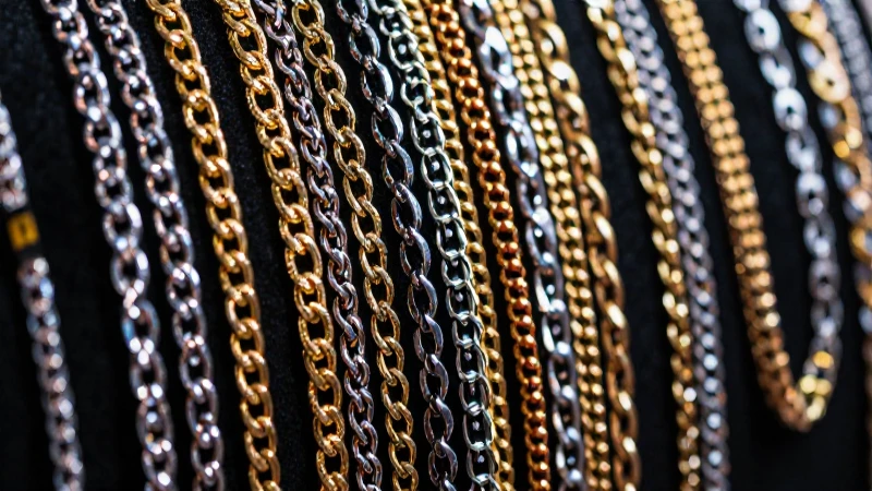 Metal Necklaces: La Tendencia de Collares de Metales Mixtos 5 Collares metálicos vibrantes resaltan joyería moderna
