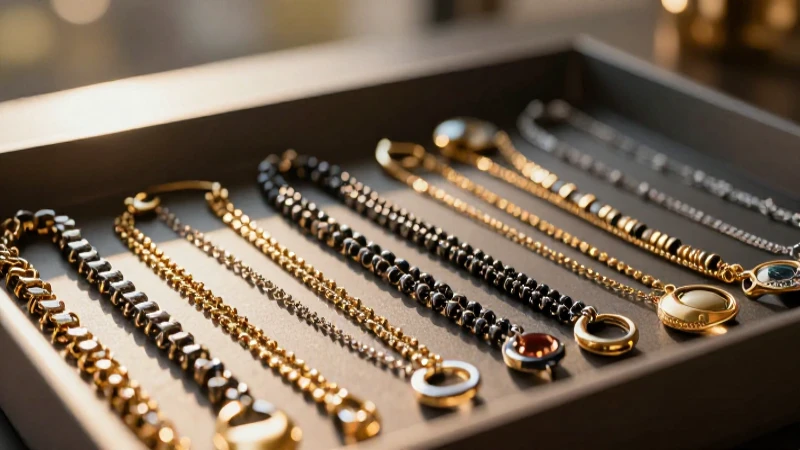 Metal Necklaces: La Tendencia de Collares de Metales Mixtos 7 Collares metálicos lujosos en exposición cinematográfica