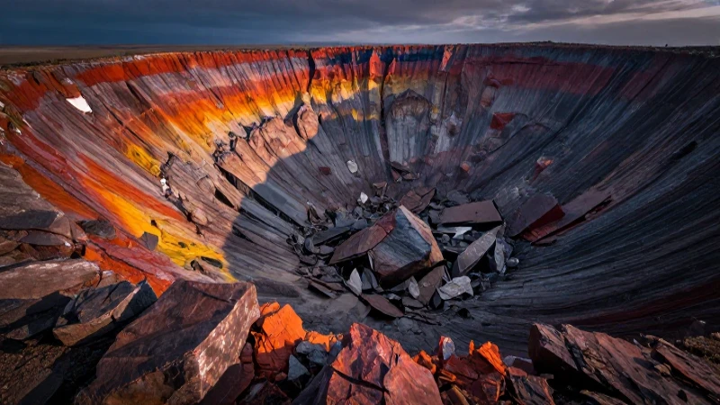 Crater Chicxulub: impactante belleza hiperrealista