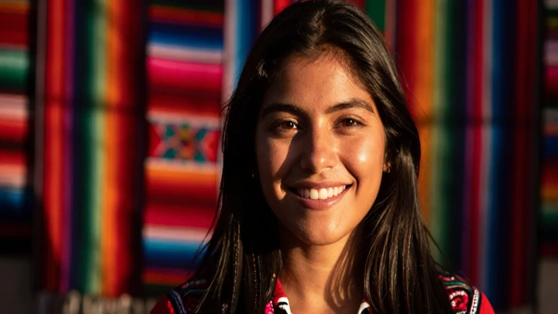 Mina El Edén: Celebración del Folclor Internacional 2025 4 Retrato vibrante y profesional de Judith Cárdenas