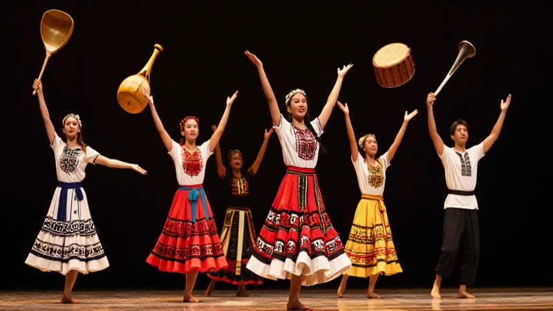 Mina El Edén: Celebración del Folclor Internacional 2025 2 Bailarines vibrantes en contraste cálido y folclórico