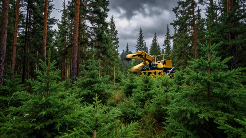 Bosque verde vibrante con toques dorados espectaculares