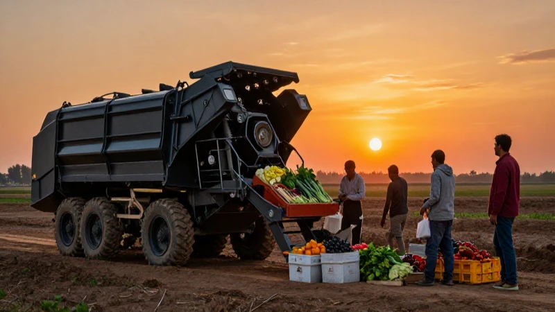 Fotografía detallada y vibrante del atardecer minero