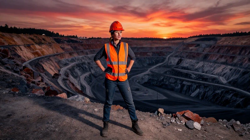Mineras fuerte trasluce el vibrante atardecer