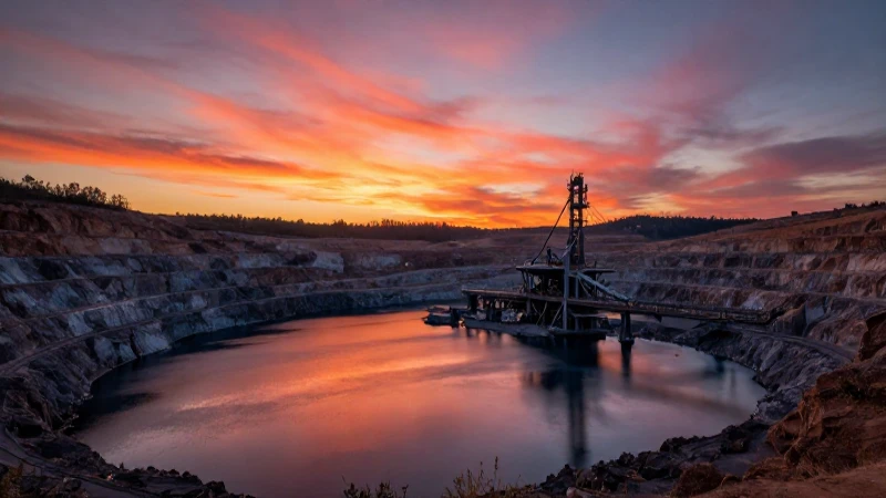 Atardecer industrial espectacular y fotográfico