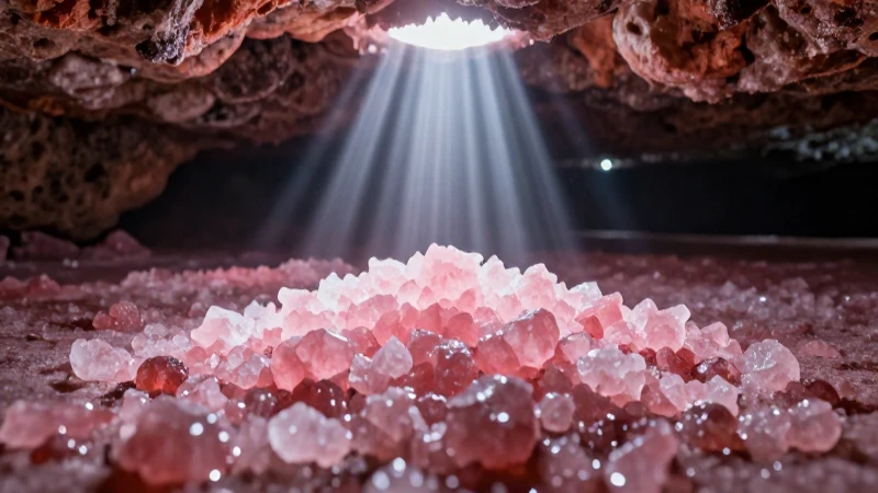 Salinas mexicanas: cristales rosados y luminosos