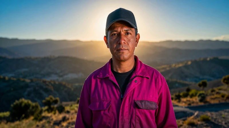 Minero en Oaxacá: luz dorada y drama