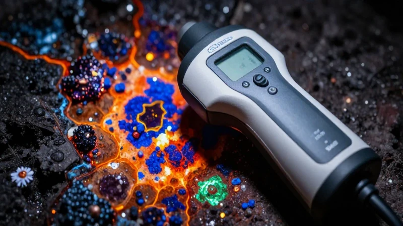 Escáner revela ricos minerales con dramatismo