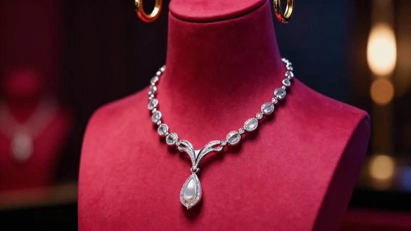 Joyas lujosas resaltan en enfoque nítido