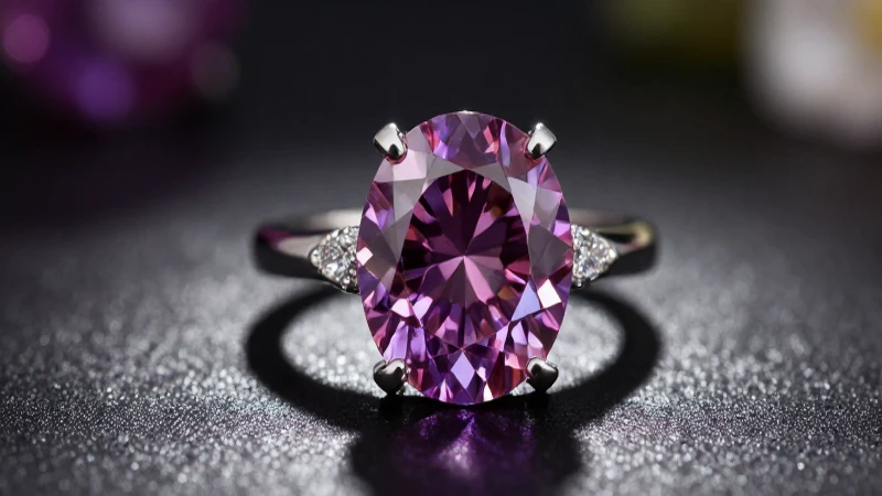 Qué es la moissanita y por qué es una alternativa brillante 8 Anillo de moissanita lujoso y brillante
