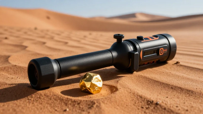 Pequeño trozo de oro en desierto cinematográfico