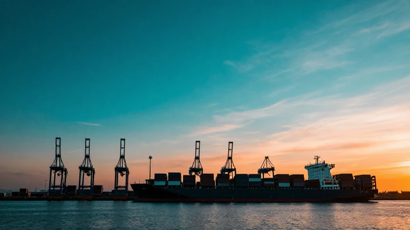 Movimiento portuario: Ranking de puertos en Sudamérica 2025 7 Puerto sudamericano, buque moderno, iluminación dramática