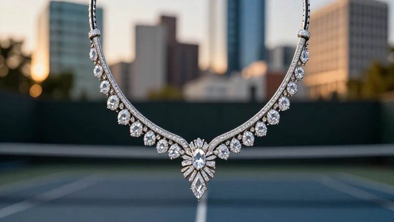 Collar elegante brilla en estudio cinematográfico