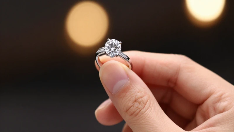 Anillo brillante exhibido con iluminación cinematográfica
