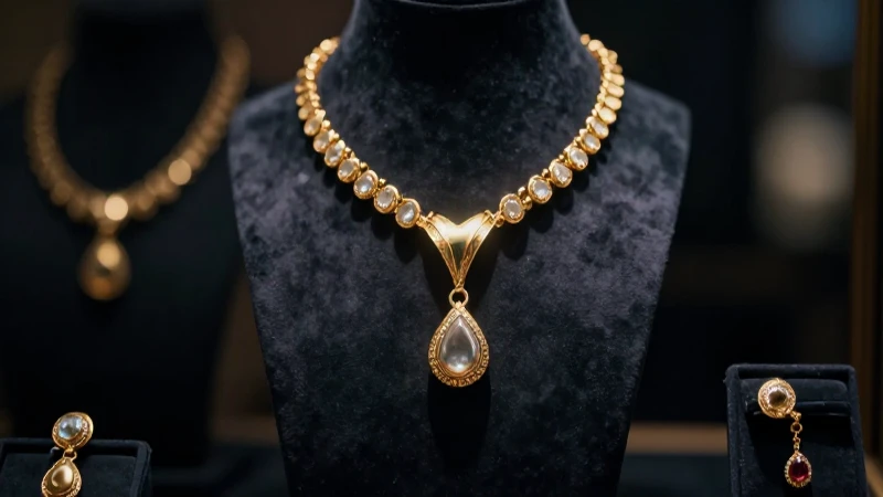 Joyería elegante resalta en foco dramático
