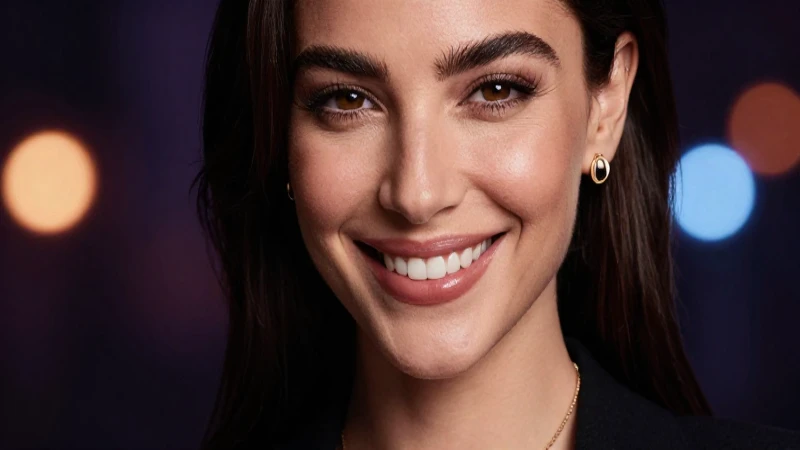 Mujer alérgica al níquel luce joyas elegantes