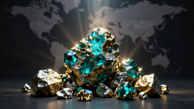 Mineral níquel brillante en alta resolución