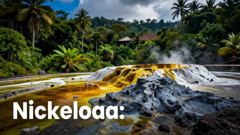 Foto llamativa: mineral y naturaleza exuberante