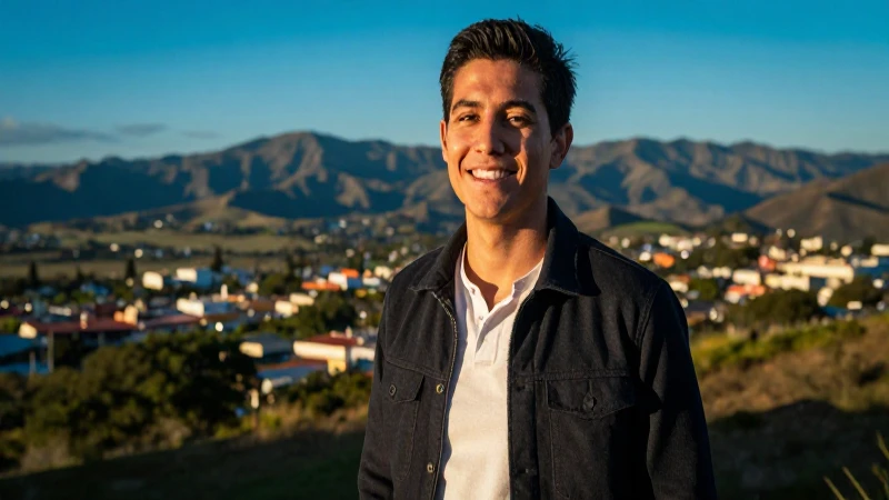 La Minera Media Luna apoya a emprendedores en Guerrero 5 Joven emprendedor sonríe en paisaje vibrante