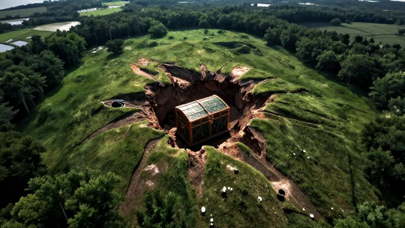 Tesoros parcialmente revelados en el paisaje de Oak Island