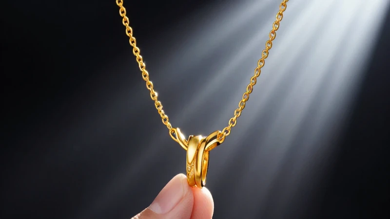 Oro 750: Precio del gramo de oro hoy para vender en Euros 6 Joyería dorada brillante en enfoque cinematográfico
