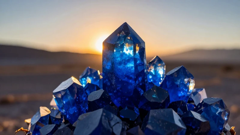 Oro Azul en Chile: Características y Usos del Tesoro Natural 2 Cristales azules resplandecen en paisaje dramático