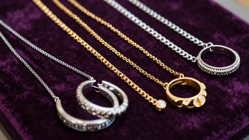 Joyas elegantes resplandecen sobre terciopelo oscuro