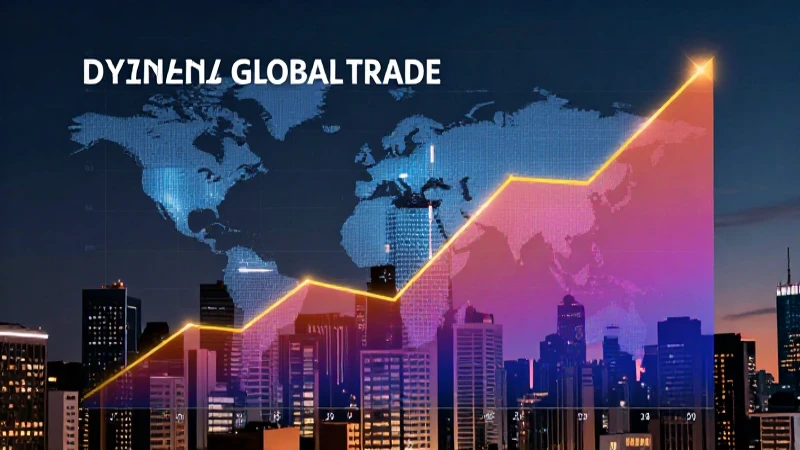 Imagen impactante y realista de comercio global