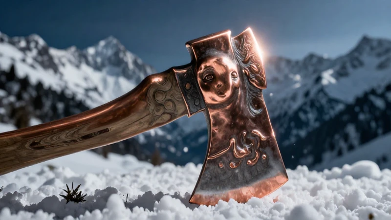 Ötzi: Descubriendo la Importancia del Cobre en Su Era 5 Hacha de Ötzi en los Alpes nevados