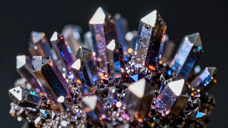 Óxido de Cobalto: Propiedades y Usos del Trioxidó de Cobalto 2 Cristales de cobalto en primer plano llamativos