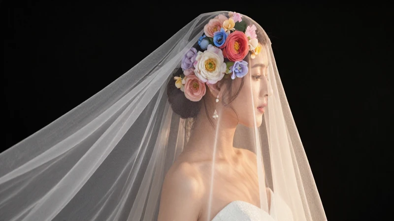 Novia elegante en luz dorada y romántica