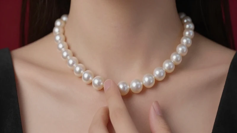 Collar de perlas: lujo y elegancia delicada