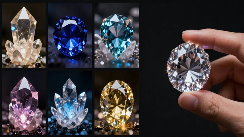 Joyas deslumbrantes en imagen profesional y vibrante