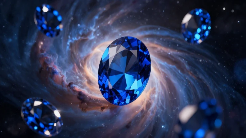 Piedras azules: El mundo de las piedras del cielo 5 Gemas azules flotan en neblina vibrante