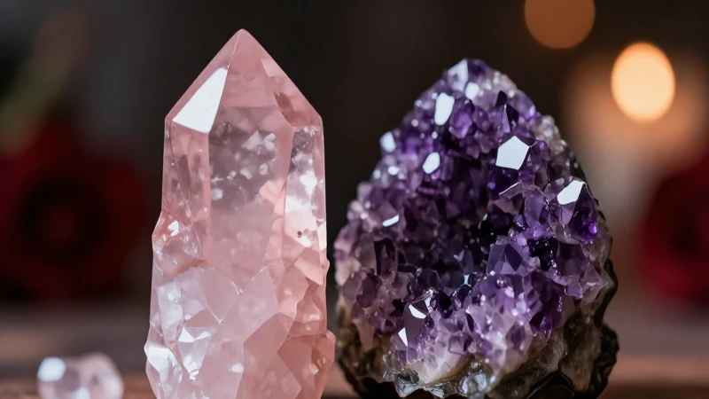 Fotografía artística y vibrante de cristales