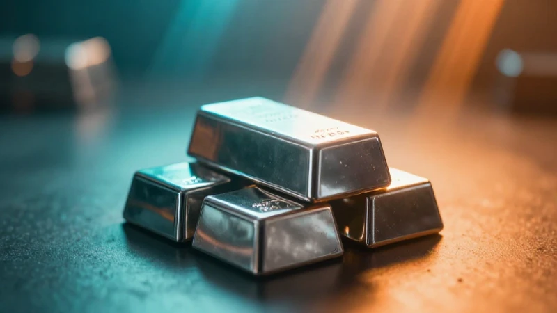 Barras de plata destacadas en fotografía profesional