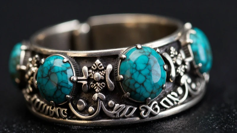 Dónde comprar plata mexicana de calidad: Guía de tiendas en línea 2 Joyería mexicana plateada con turquesa llamativa