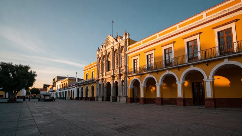 Plaza Luna: imagen arquitectónica vibrante y dramática