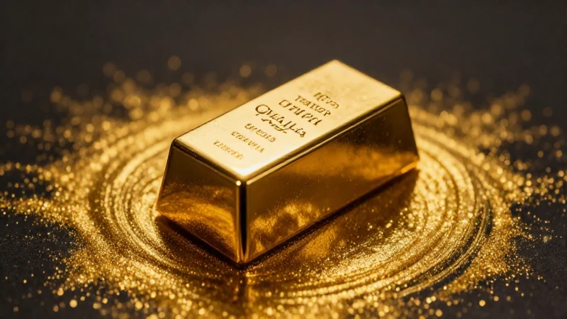 Oro italiano reluciente en primer plano