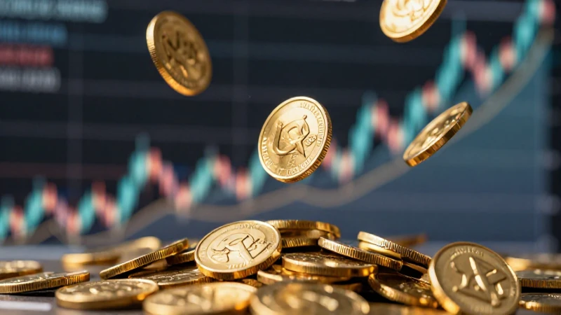 Monedas doradas caen: imagen impactante y profesional