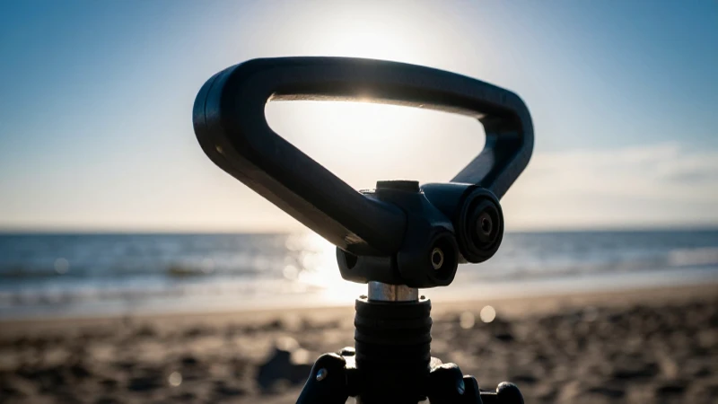 Foto profesional con metal detector resaltado