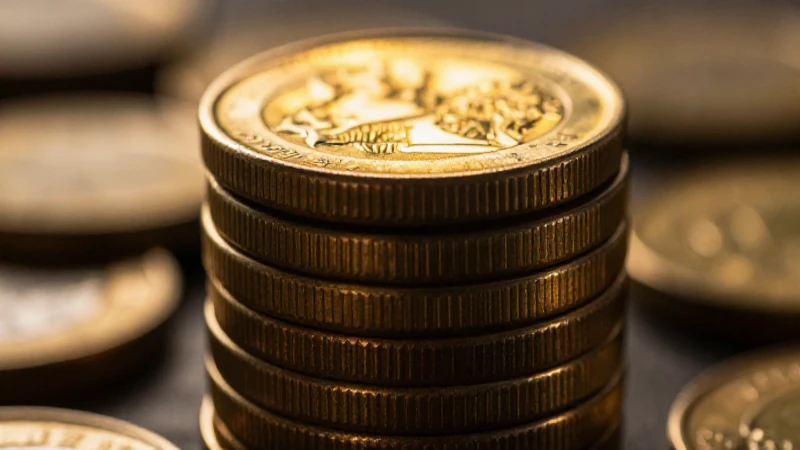 Monedas relucientes: una imagen profesional y elegante