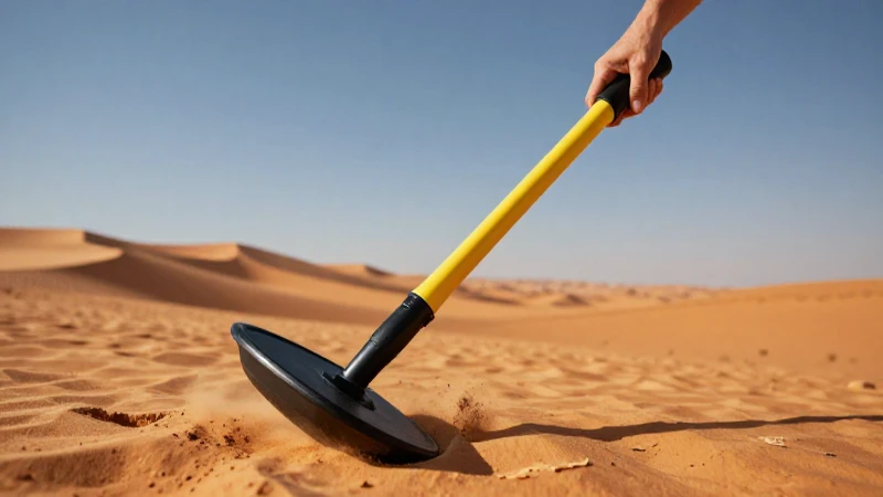 Un pepita dorada destaca en el desierto