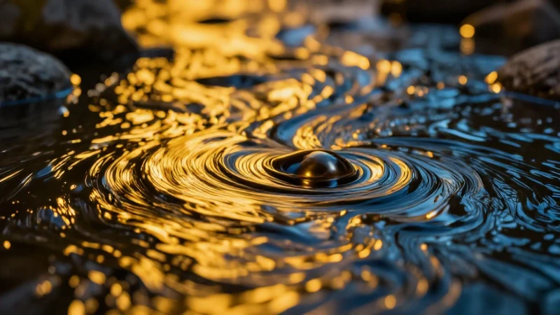 Procedimiento para extraer oro utilizando mercurio 4 Fotografía impactante con detalle y color intenso