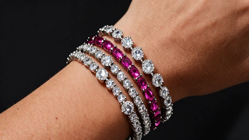 Pulsera de tenis con lujo y elegancia