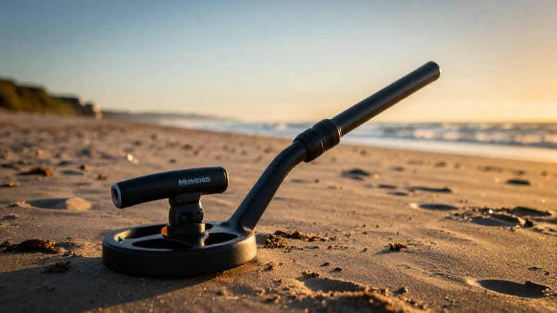 Detectores Minelab Manticore en una playa dorada