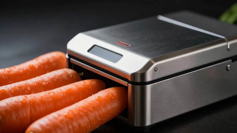 Detector metálico de comida con elegancia moderna