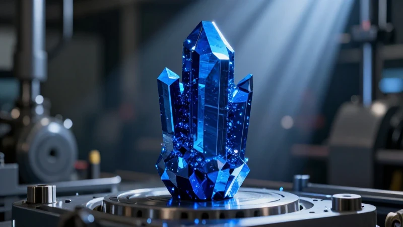 Cristal de cobalto: arte dramático y vibrante