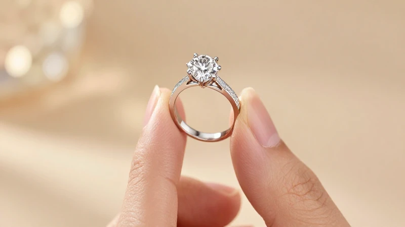 Anillo de compromiso, lujo y romance elegante