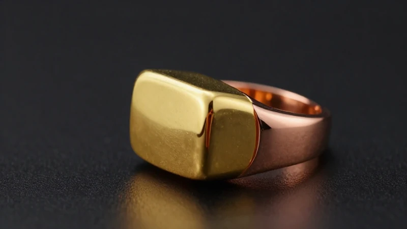 Reflejo dorado en primer plano elegante